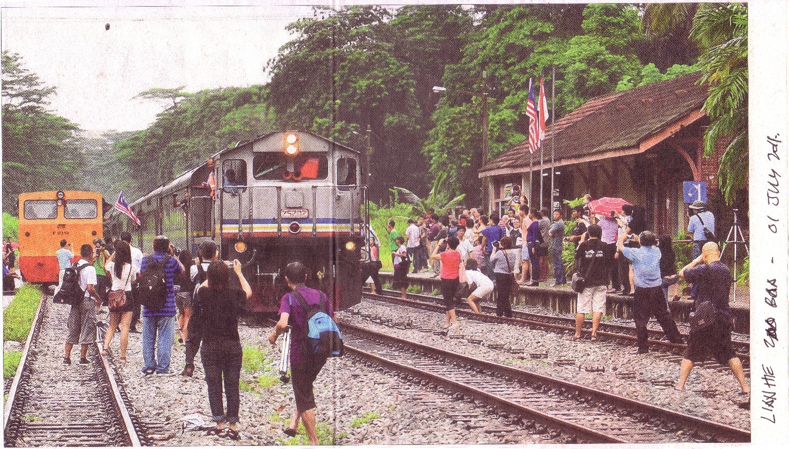 The crowds were at Bukit Timah too!