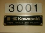 Kawasaki C151 train number 3001