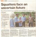 Squatters Face An Uncertain Nature